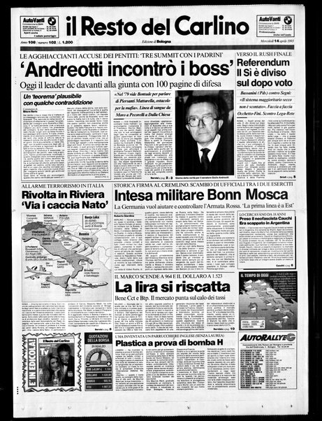 Il Resto del Carlino : giornale dell'Emilia